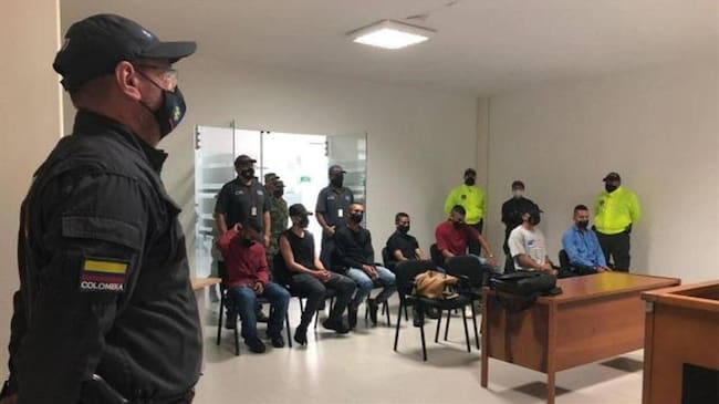 Militares señalados de abuso sexual. Foto: Fiscalía General de la Nación