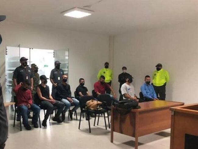 Militares señalados de abuso sexual. Foto: Fiscalía General de la Nación