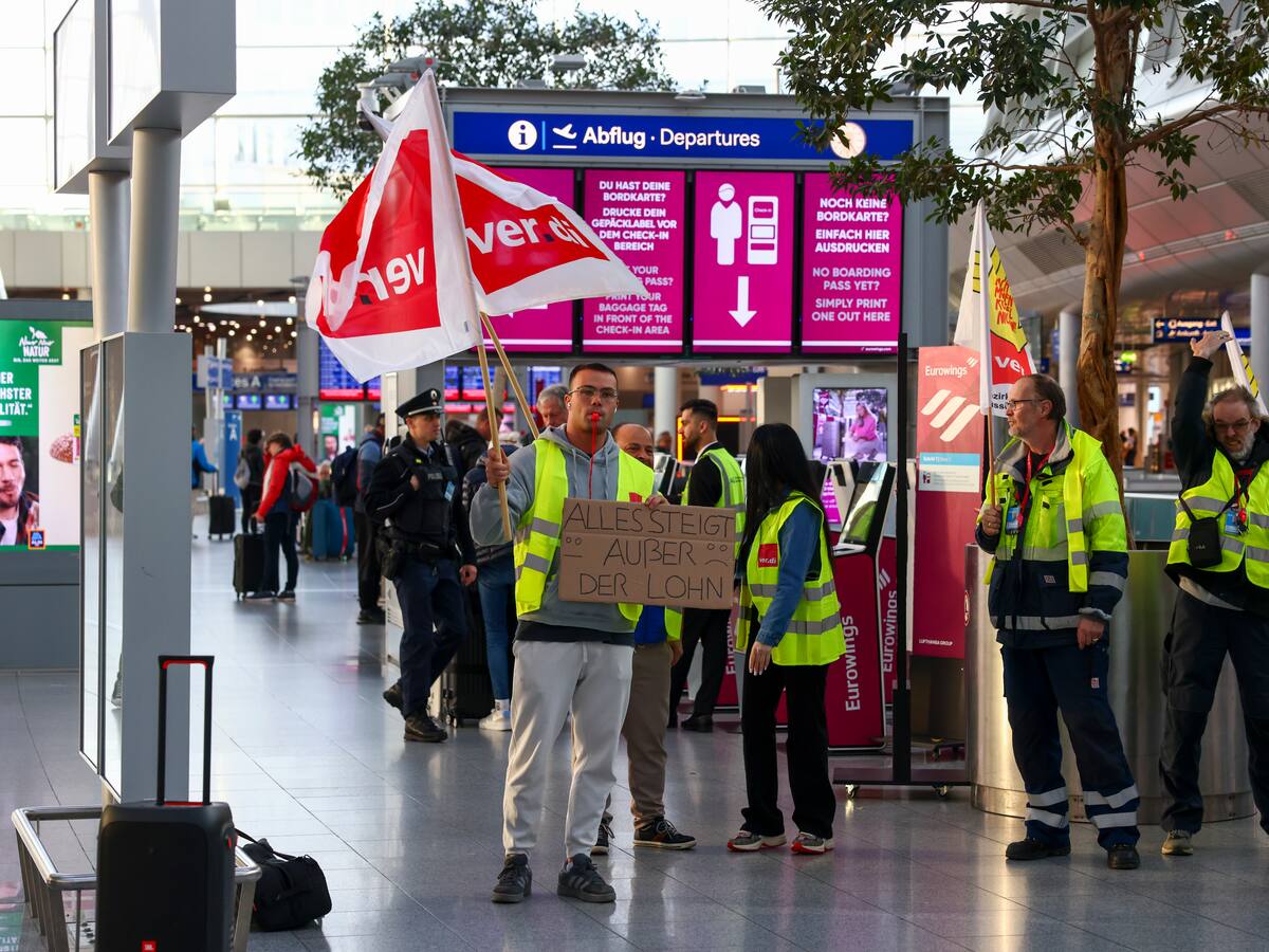 Una huelga en aeropuertos de Alemania perturba el tráfico aéreo