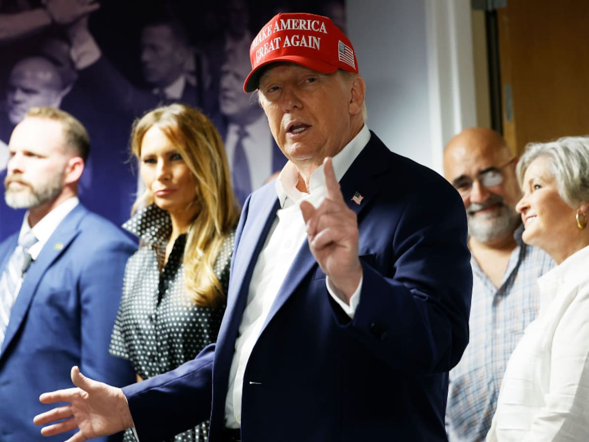 Trump aseguró que “será una gran victoria” luego de depositar su voto en Florida