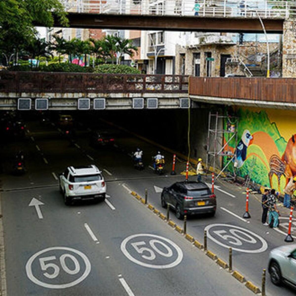 Cuestionan contrato para pintar murales en túnel mundialista de Cali