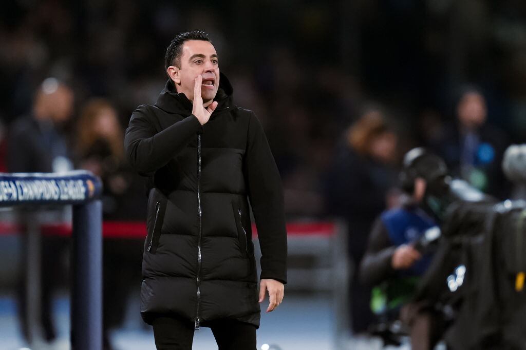 Xavi Hernández, director técnico del FC Barcelona. Foto: Giuseppe Maffia/NurPhoto/Getty Images