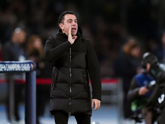 Xavi Hernández, director técnico del FC Barcelona. Foto: Giuseppe Maffia/NurPhoto/Getty Images