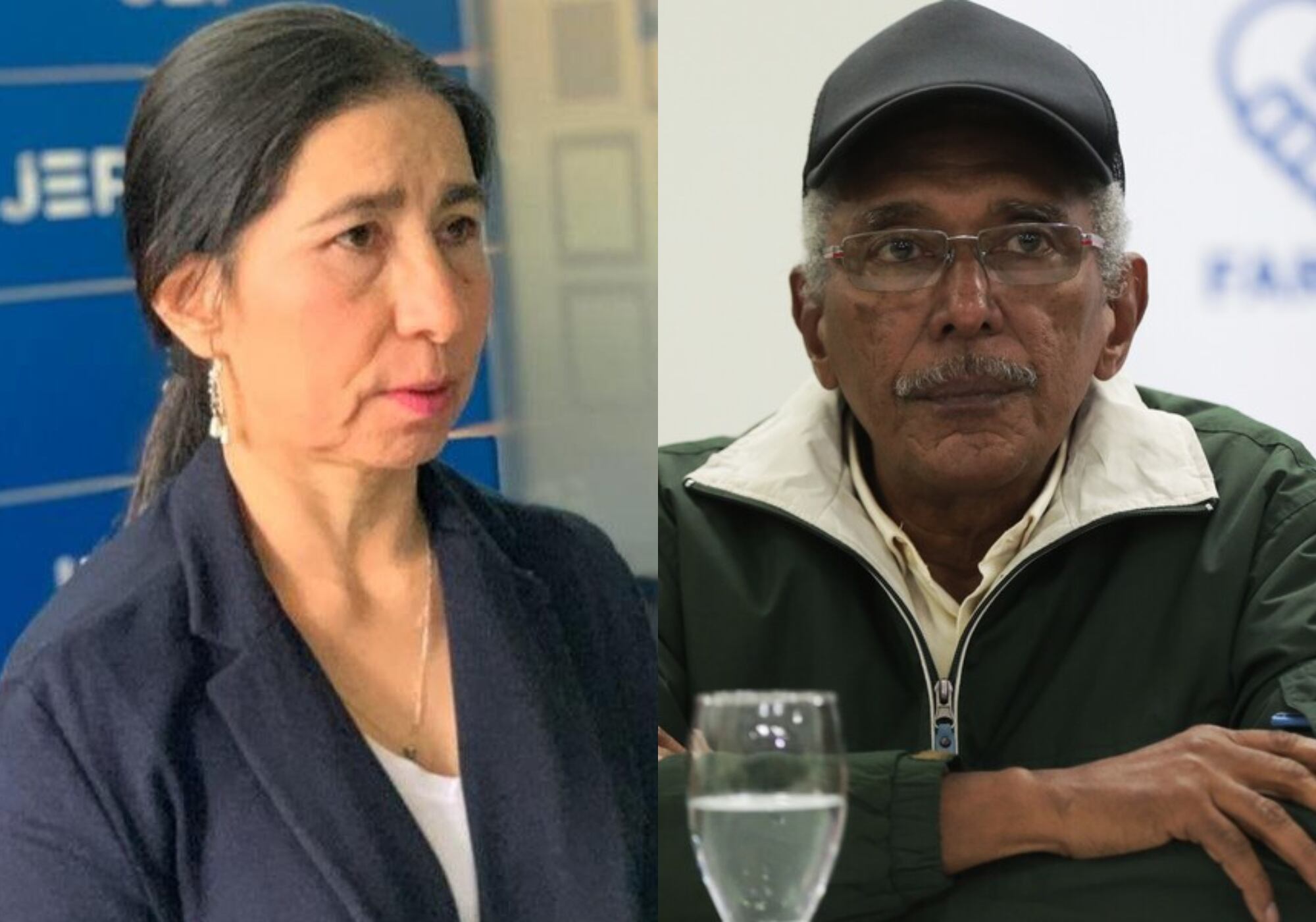 Alias Sonia y Joaquín Gómez. Foto: cortesía JEP y Colprensa.