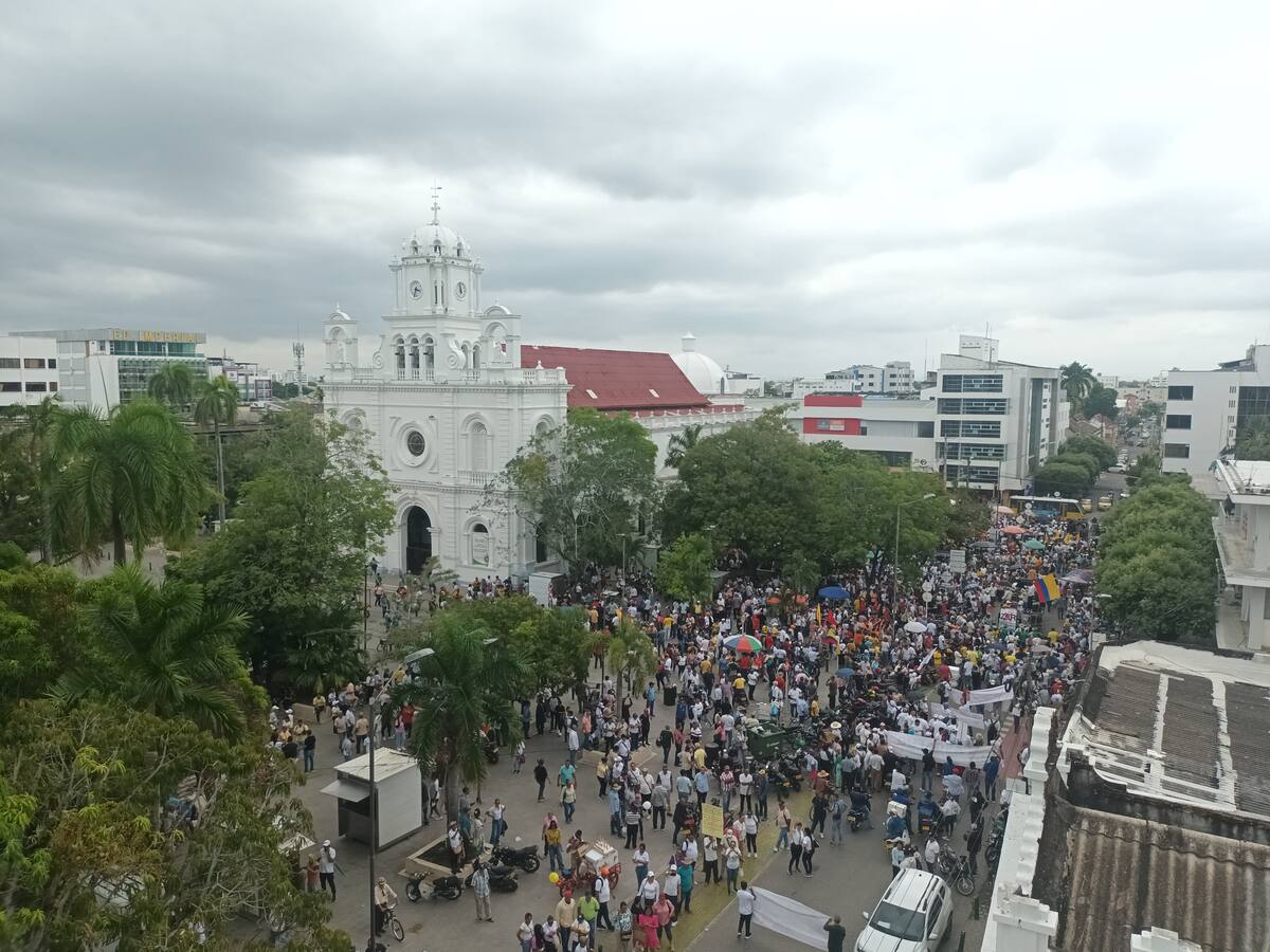 Así fue la masiva movilización realizada este 18 de marzo en la ciudad de Montería