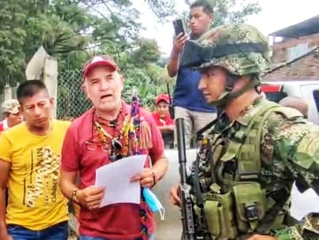 El hecho se registró en el corregimiento de Pajarito en Caloto, Cauca. Crédito: Cric.