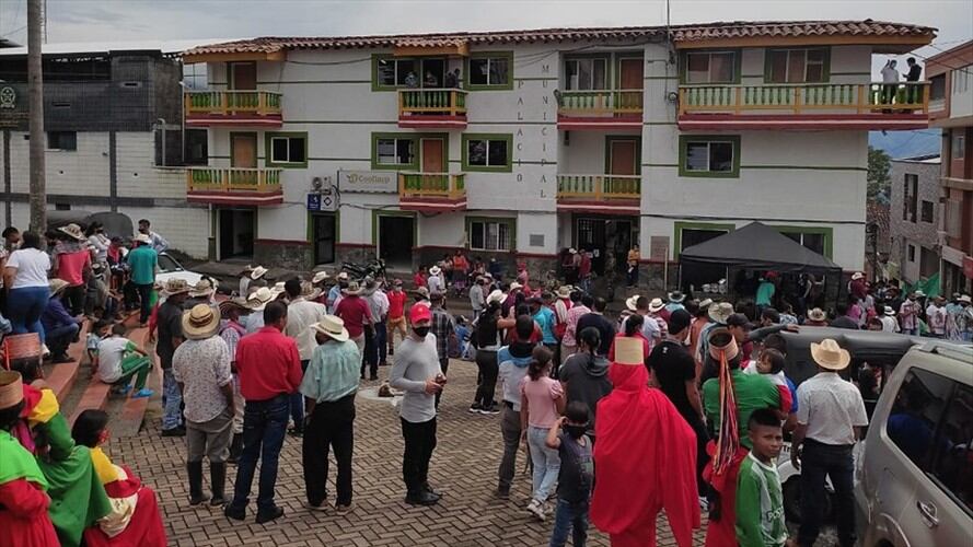 Entregarán 71 toneladas de ayudas a desplazados en Ituango. Foto: Colprensa