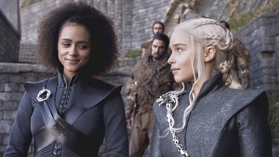 Missandei y Daenerys en Juego de tronos. Foto: HBO