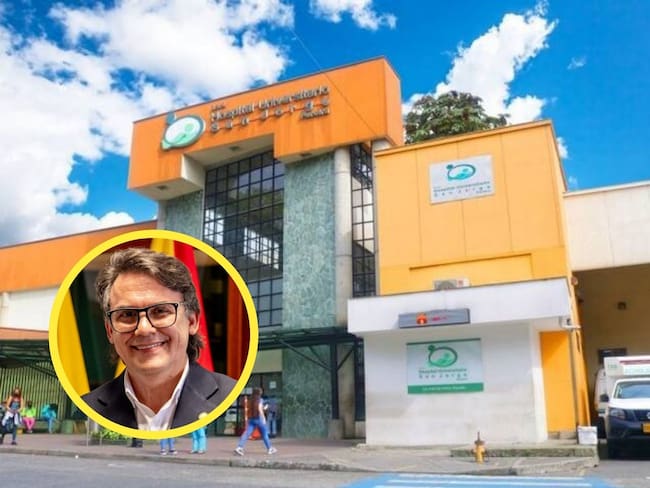 Alerta por crisis financiera por deudas de las EPS al hospital San Jorge de Pereira (foto: Gobernación de Risaralda)