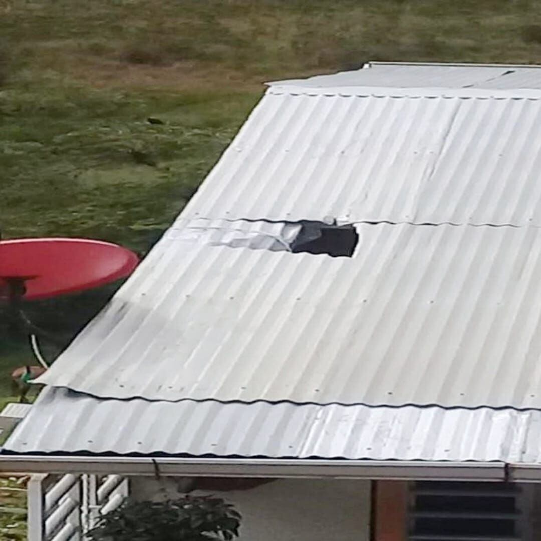 También denunciaron que un artefacto explosivo impactó en una vivienda. Crédito: Red de Derechos Humanos. 