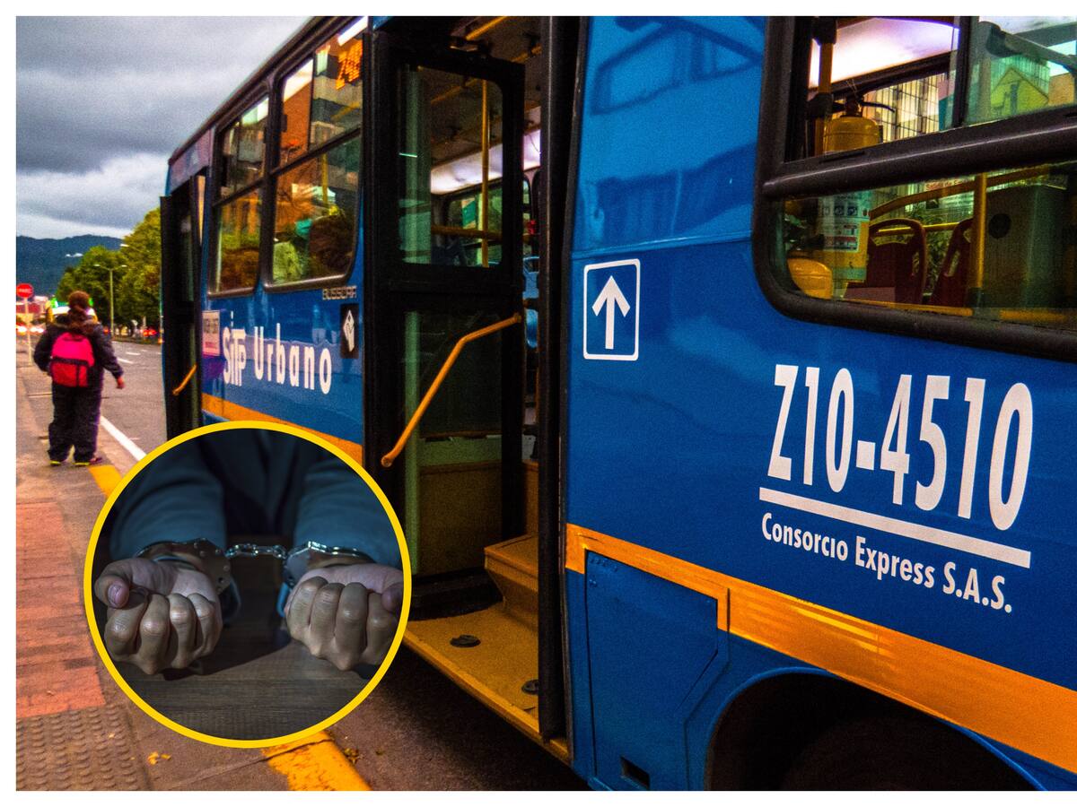 Capturado hombre señalado de robar en buses del SITP en Bogotá