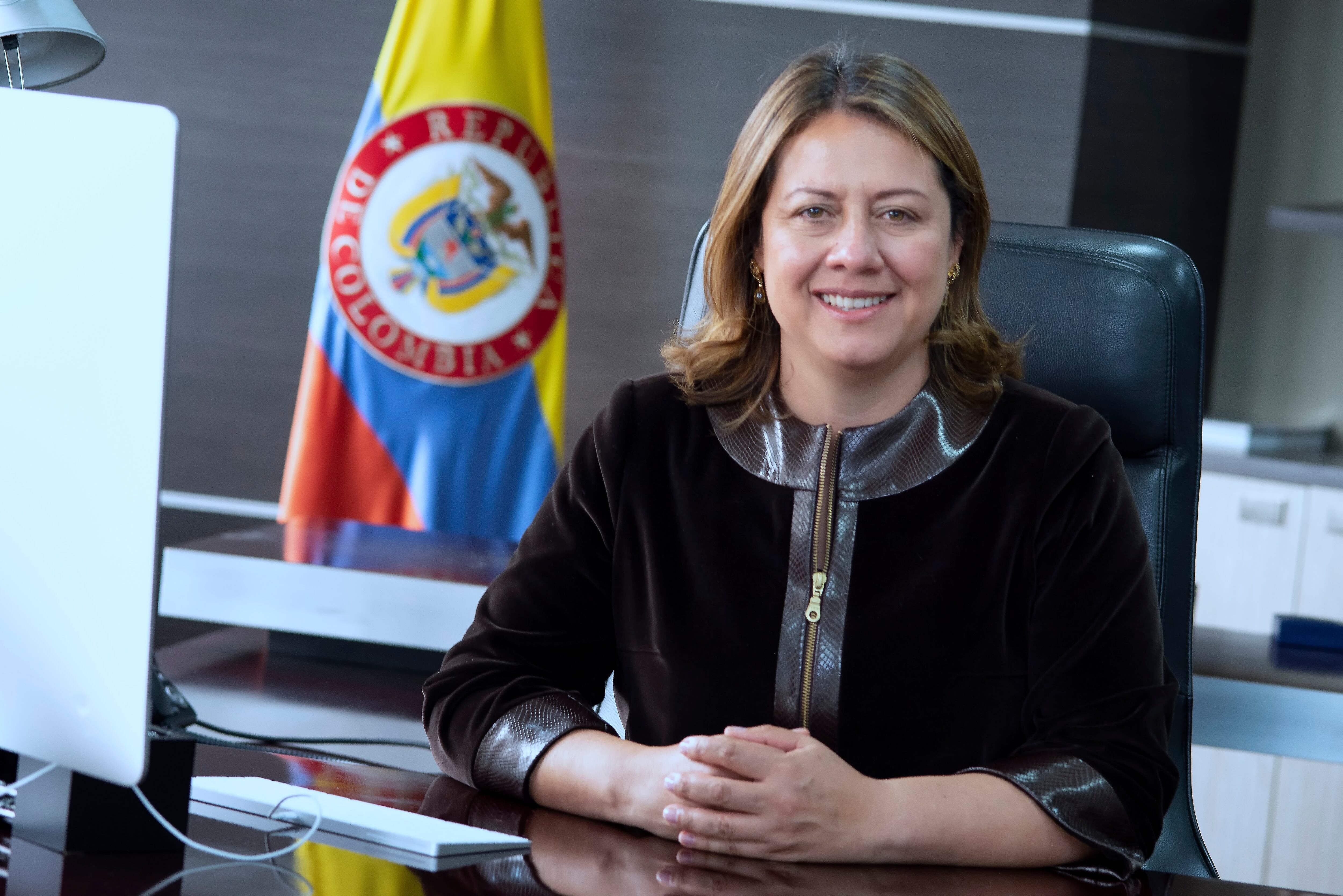 BOGOTÁ. 8 de octubre de 2021. La ministra de Comercio, Industria y Turismo, María Ximena Lombana. (Cortesía MinCit)