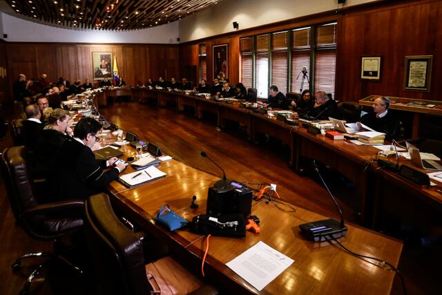 Bogotá. Febrero 11 de 2020. Magistados de la S al aPlena del Consejo de Estado. (Colprensa - Diego Pineda)