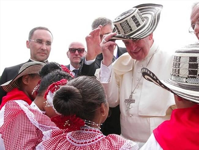 Papa Francisco en Cartagena. Foto: Colprensa
