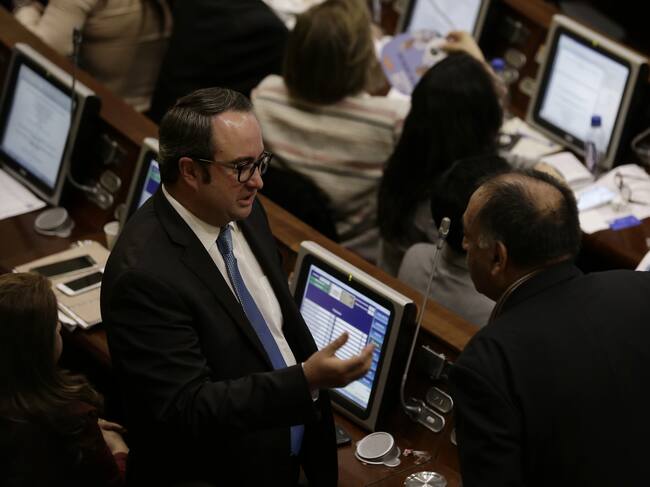 Bogotá, 9 de abril de 2018 . En el Congreso de la República se conmemoró el día de las víctimas con una sesión conjunta de Senado y Cámara de Representantes. En la foto: Ciro Alejandro Ramírez, representante a la cámara. (Colprensa - Sofía Toscano)