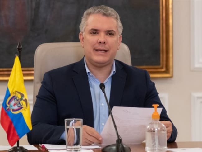 “Este no es momento de rumbas ni de pachangas”: Duque. Foto: presidencia
