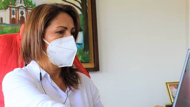 Maribel Perafán, alcaldesa de Timbío, Cauca . Foto: Alcaldía de Timbío