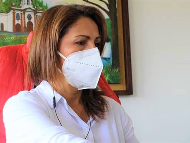 Maribel Perafán, alcaldesa de Timbío, Cauca . Foto: Alcaldía de Timbío
