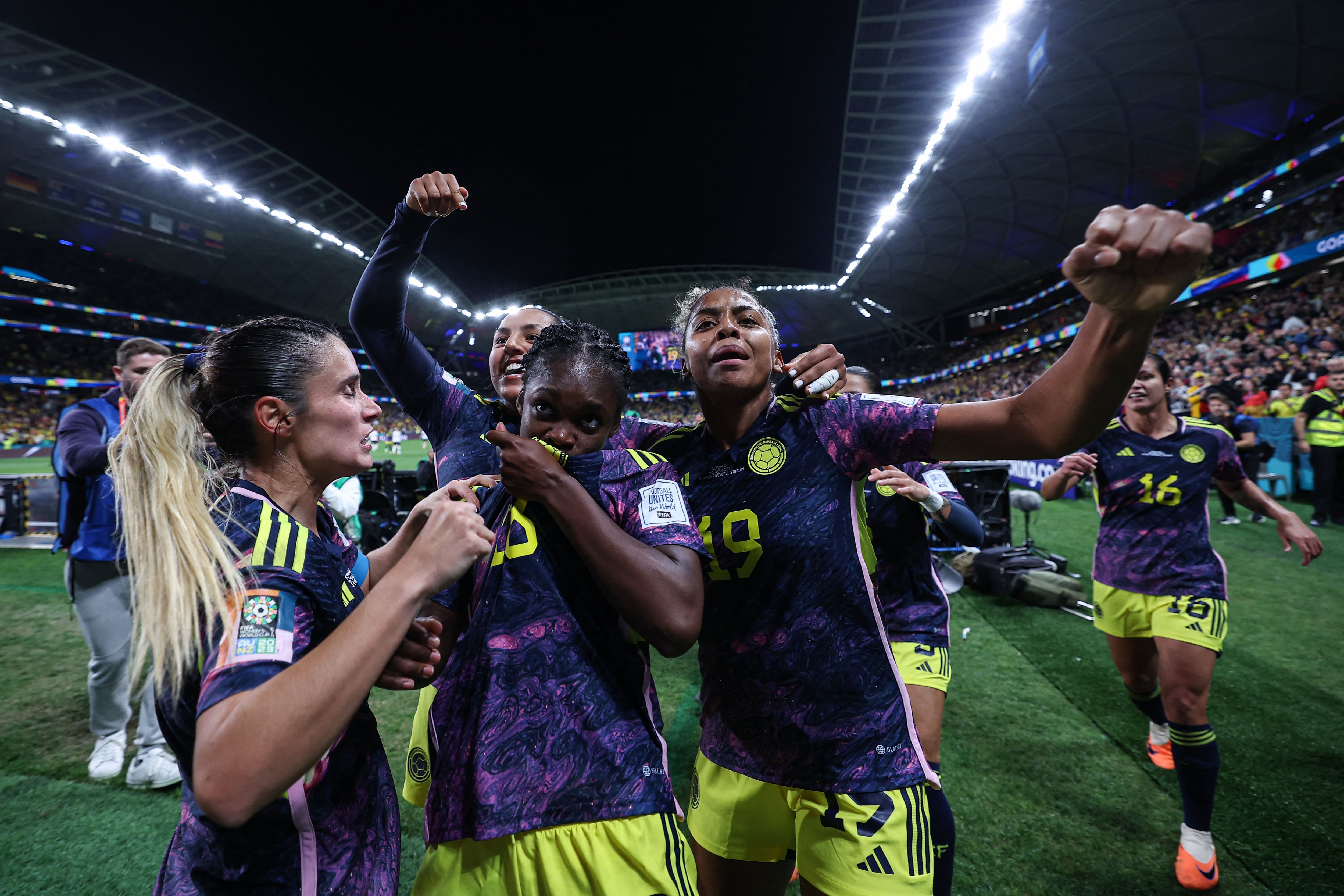 Selección Colombia en el Mundial Femenino. (Foto: FRANCK FIFE / AFP) (Photo by FRANCK FIFE/AFP via Getty Images)
