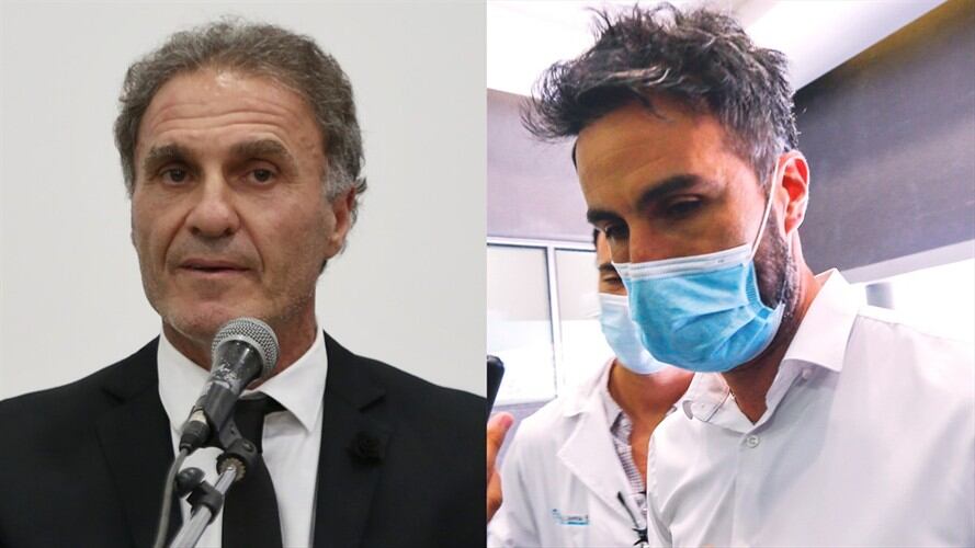 Óscar Ruggeri mostró su indignación con Leopoldo Luque por sus palabras hacia Diego Armando Maradona. Foto: Colprensa: Álvaro Tavera - Marcos Brindicci/Getty Images