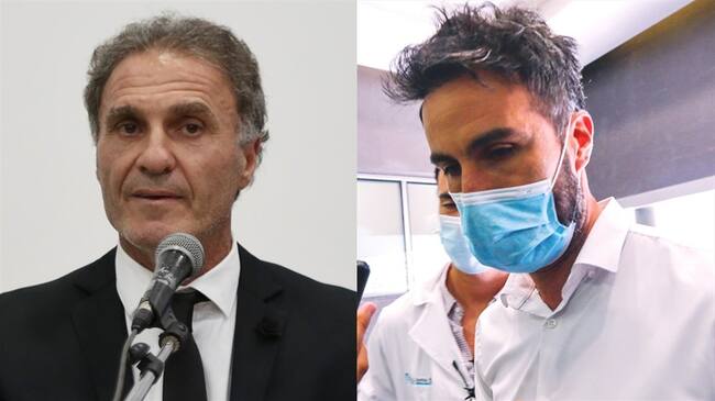 Óscar Ruggeri mostró su indignación con Leopoldo Luque por sus palabras hacia Diego Armando Maradona. Foto: Colprensa: Álvaro Tavera - Marcos Brindicci/Getty Images