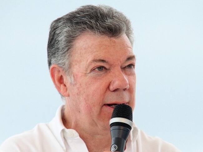 Juan Manuel Santos . Foto: Colprensa