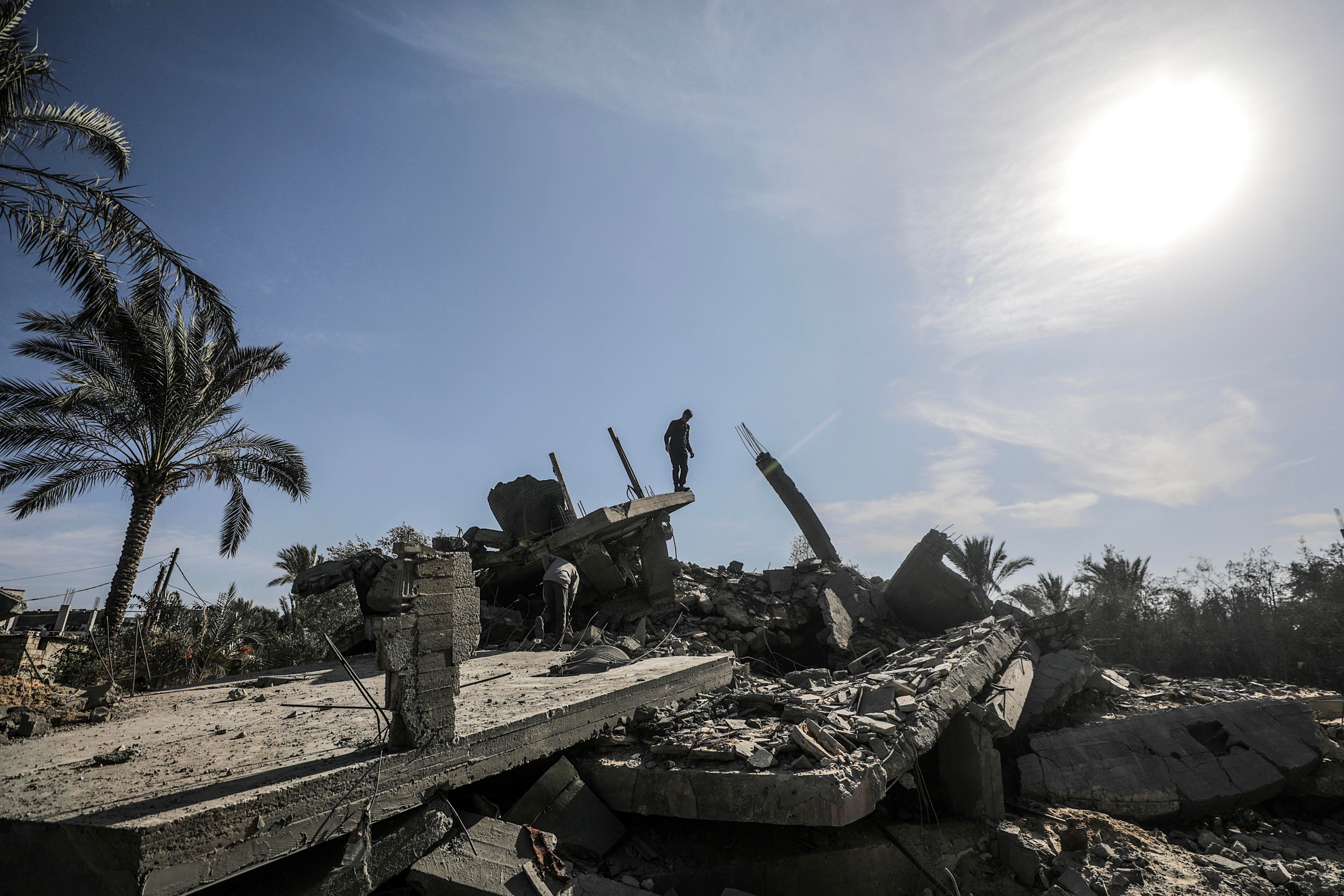 Ataques israelís en Gaza. I Foto: EFE/EPA/MOHAMMED SABER.