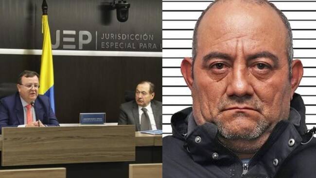 Fotos: Cortesía JEP/Dairo Úsuga “Otoniel”: Colprensa