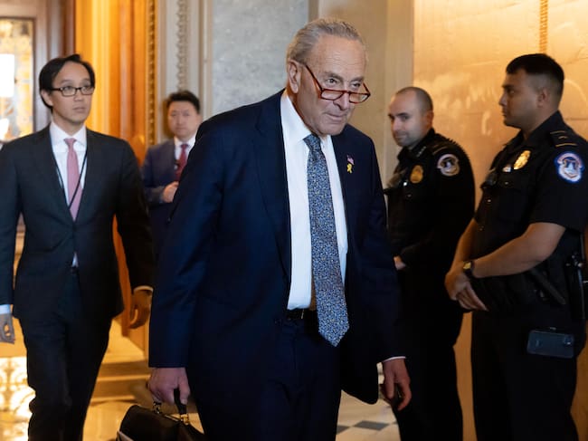 Chuck Schumer. Foto: EFE/EPA/MICHAEL REYNOLDS.
