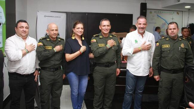 Más de mil uniformados llegan a Barranquilla para reforzar la seguridad en los Carnavales. Foto: Policía Nacional