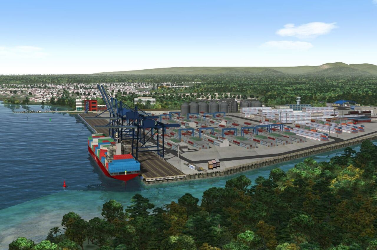 Así quedaría el Puerto Pisisí en el Urabá. Foto: ANI.