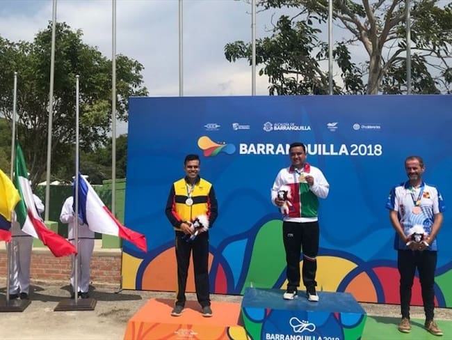 Se estaban retrasando las medallas: Iván López, tirador colombiano. Foto: Barranquilla 2018