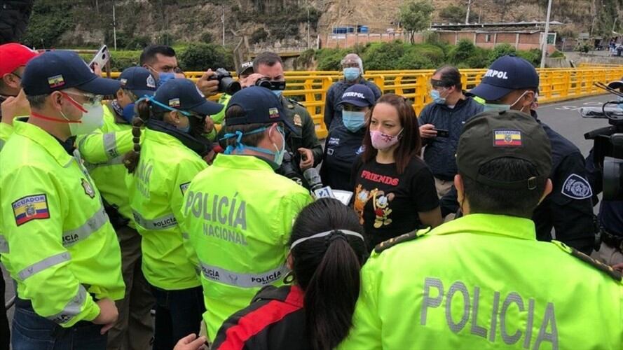 Extraditan a presunta implicada en el caso narcobús . Foto: Cortesía Fiscalía