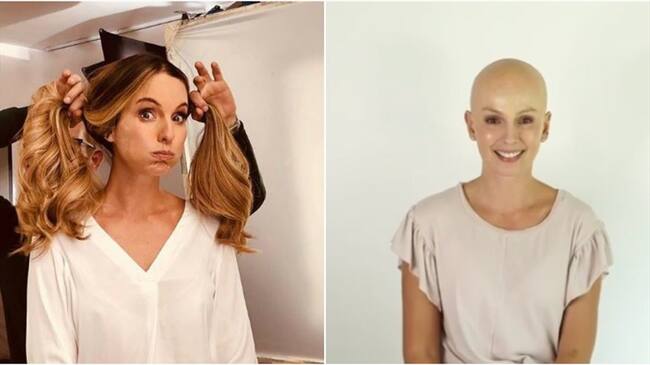 Claudia Bahamón se solidariza con las personas que luchan contra el cáncer . Foto: Instagram