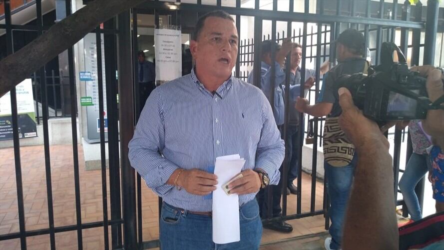 La amenaza contra el presidente del concejo de Santa Marta, Jaime Linero. Foto: Ian Farouk Simmonds