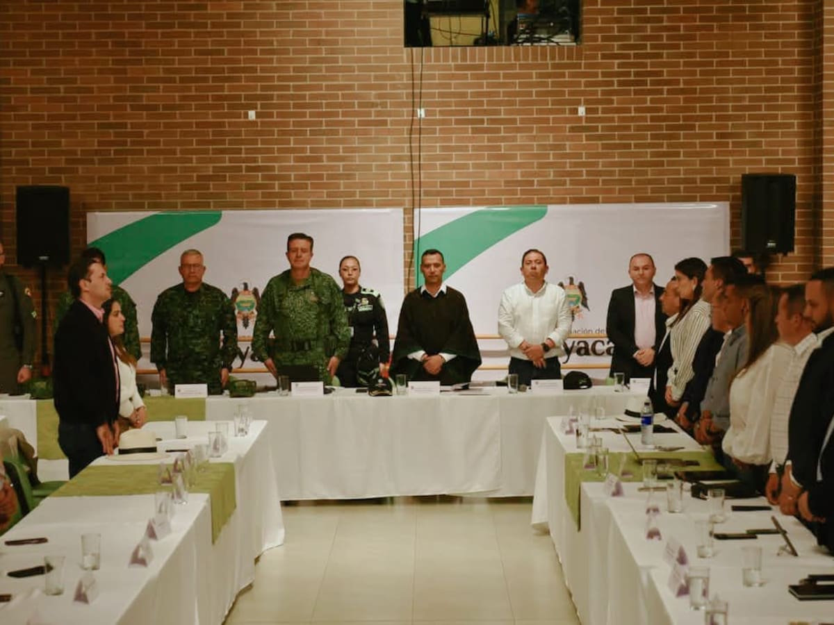 Los compromisos del ministro de Defensa, Pedro Sánchez, con Boyacá