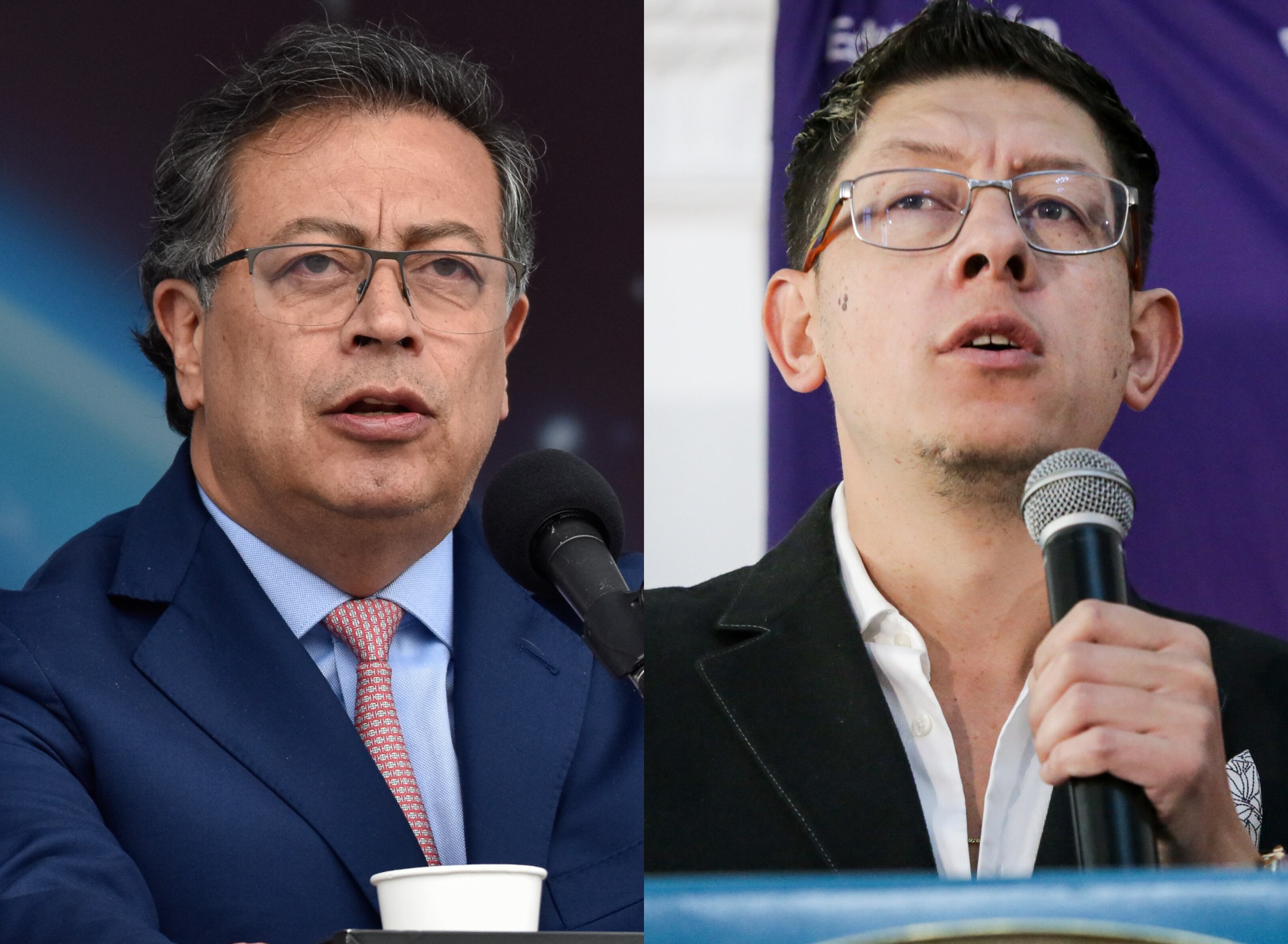 Gustavo Petro y Daniel Rojas | Fotos: Colprensa