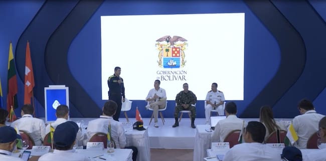 Coronel Gustavo Lemus Pinto, subcomandante del departamento de policía Bolívar