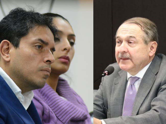 Carlos Bermeo, exfiscal. cortesía Colprensa-Sergio Acero / Eduardo Cifuentes, presidente de la JEP. cortesía JEP