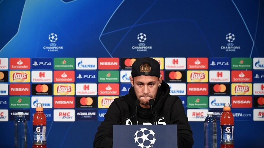 "No estoy al 100% de mi forma", reconoció este martes el brasileño Neymar, en una rueda de prensa en París . Foto: Agencia AFP