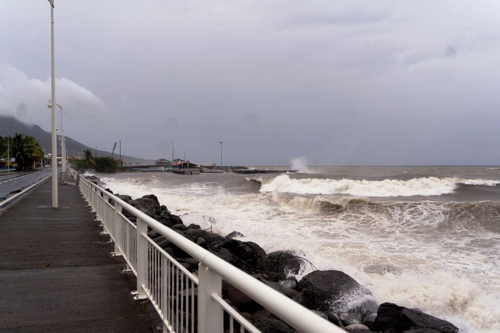 Tormenta tropical Ernesto. I Foto: BRIAN NOCANDY/AFP via Getty Images.