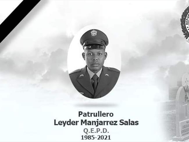 Ofrecen más de $20.000.000 para capturar a responsables de la muerte de un patrullero. Foto: Policía.