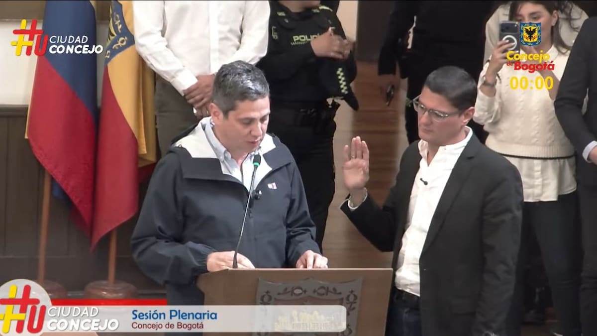 ‘Papo’ Amín es el nuevo presidente del Concejo de Bogotá