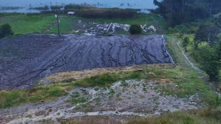 Invierno inundó 530 héctares de cultivos de cebolla en Aquitania, Boyacá