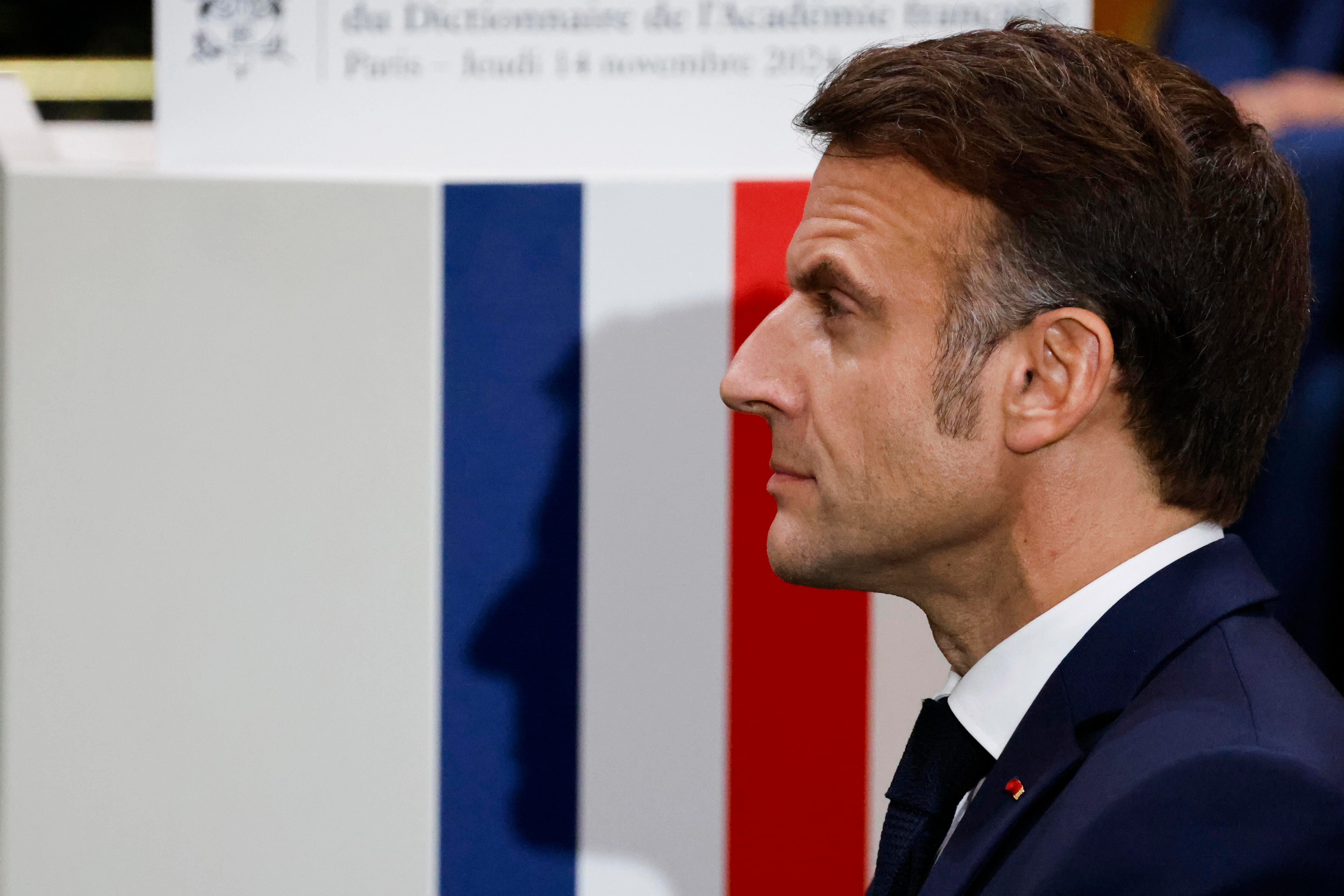 Emmanuel Macron FOTO: EFE/EPA/LUDOVIC MARIN / POOL MAXPPP OUT