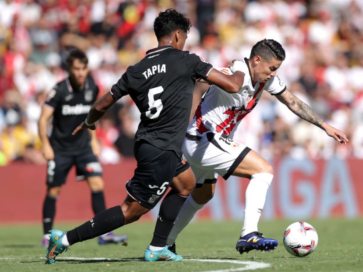 El Rayo Vallecano de James Rodríguez empató 1-1 con Leganés