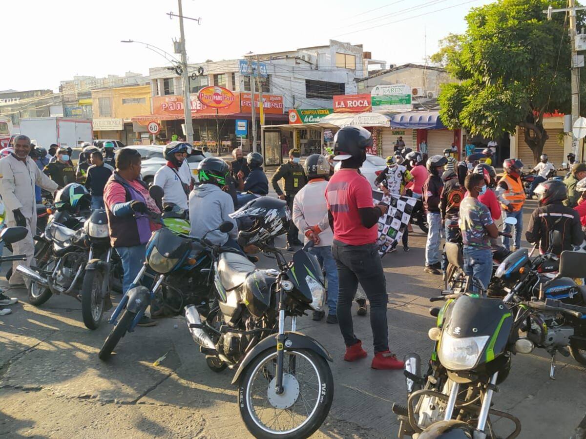 Este lunes habrá nuevo encuentro entre motociclistas y funcionarios de la Alcaldía de Cartagena