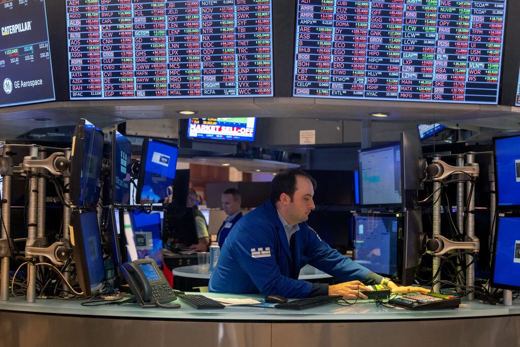 Wall street, operadores en Nueva York. Foto: Spencer Platt / Getty Images