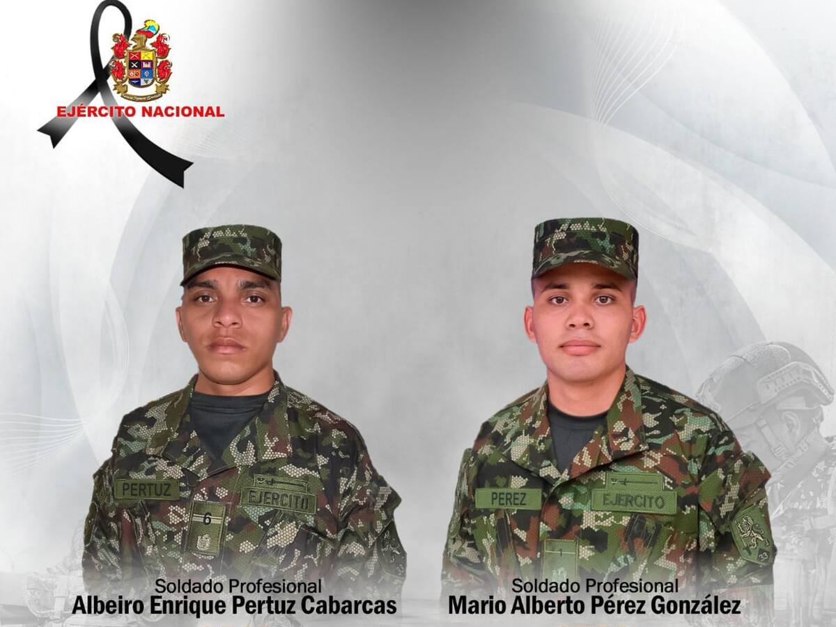 Emboscada deja dos militares muertos en zona rural de Buenavista, Córdoba