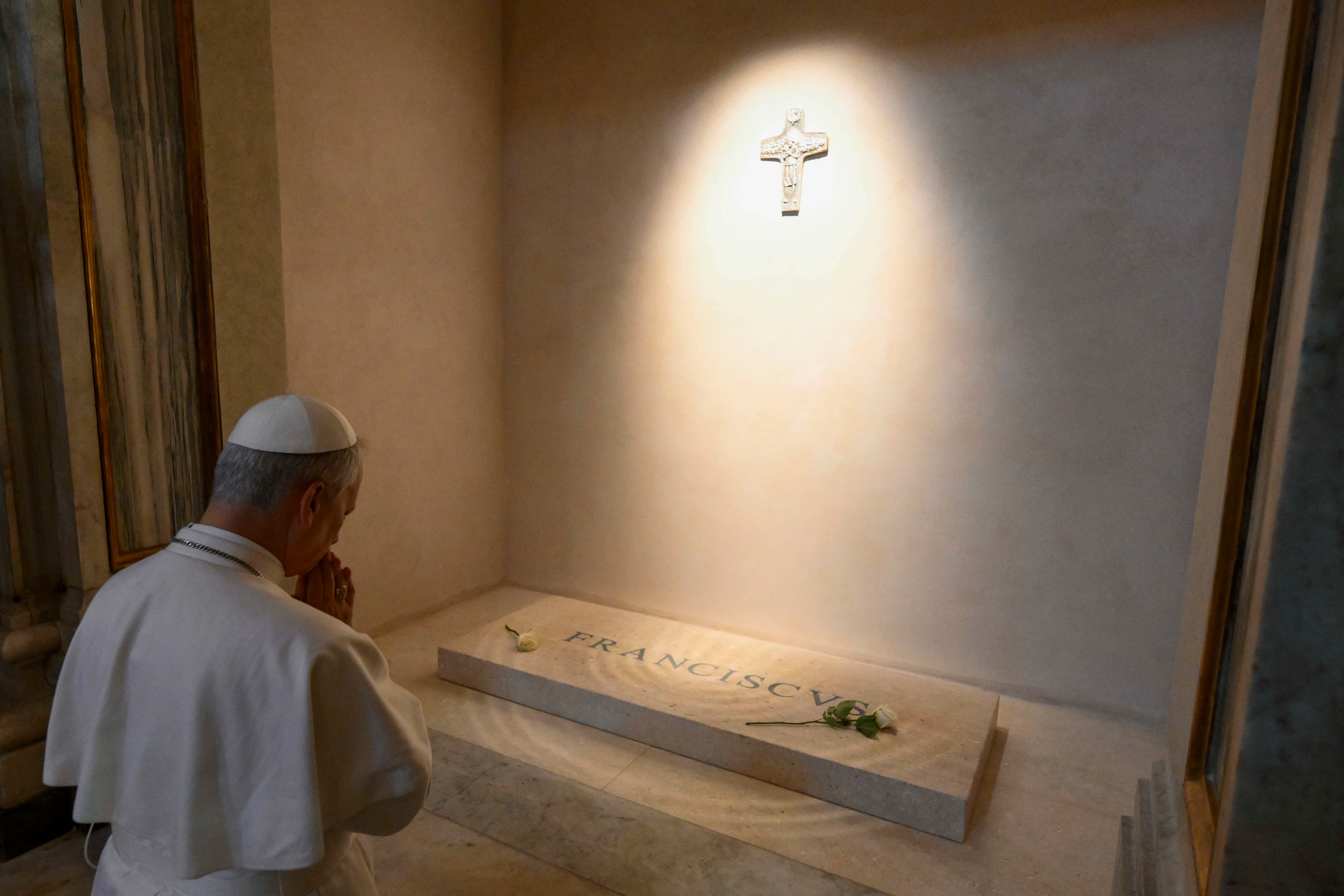 León XIV pidió un alto al fuego inmediato en Gaza y dar ayuda humanitaria a la población. Foto: EFE.